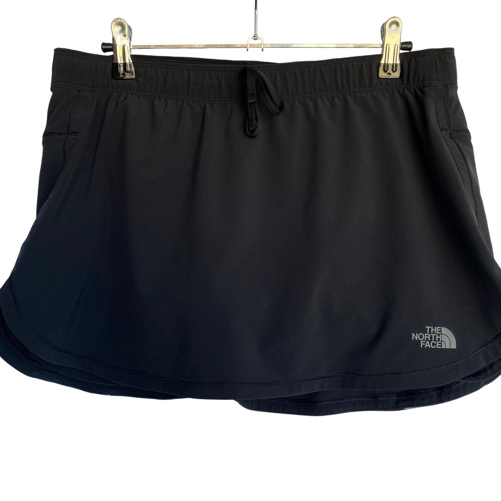The North Face Womens Black Aphrodite Athletic Running Hiking Skort Size Medium